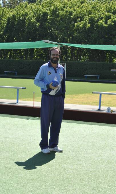 WORK-LIFE BALANCE: When oncologist Associate Professor Stephen Della-Fiorentina isn't treating patients with cancer, he's switching off by playing competitive lawn bowls at Bowral Bowling Club. Photo: Emily Bennett