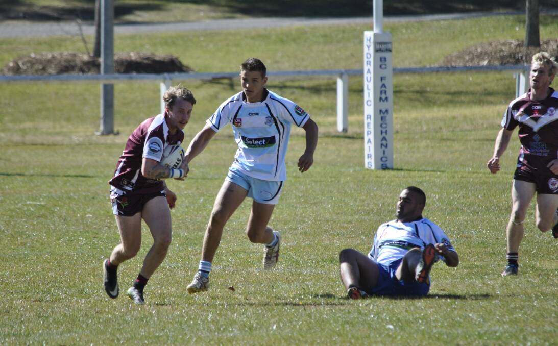 CLASH: The Spuddies cup team had a tough win of 6-4 over Warragamba at Bundanoon Oval on Saturday, August 12. Meanwhile the shield team were defeated by the Bundanoon Highlanders 6-4. Photo: Charli Shield
