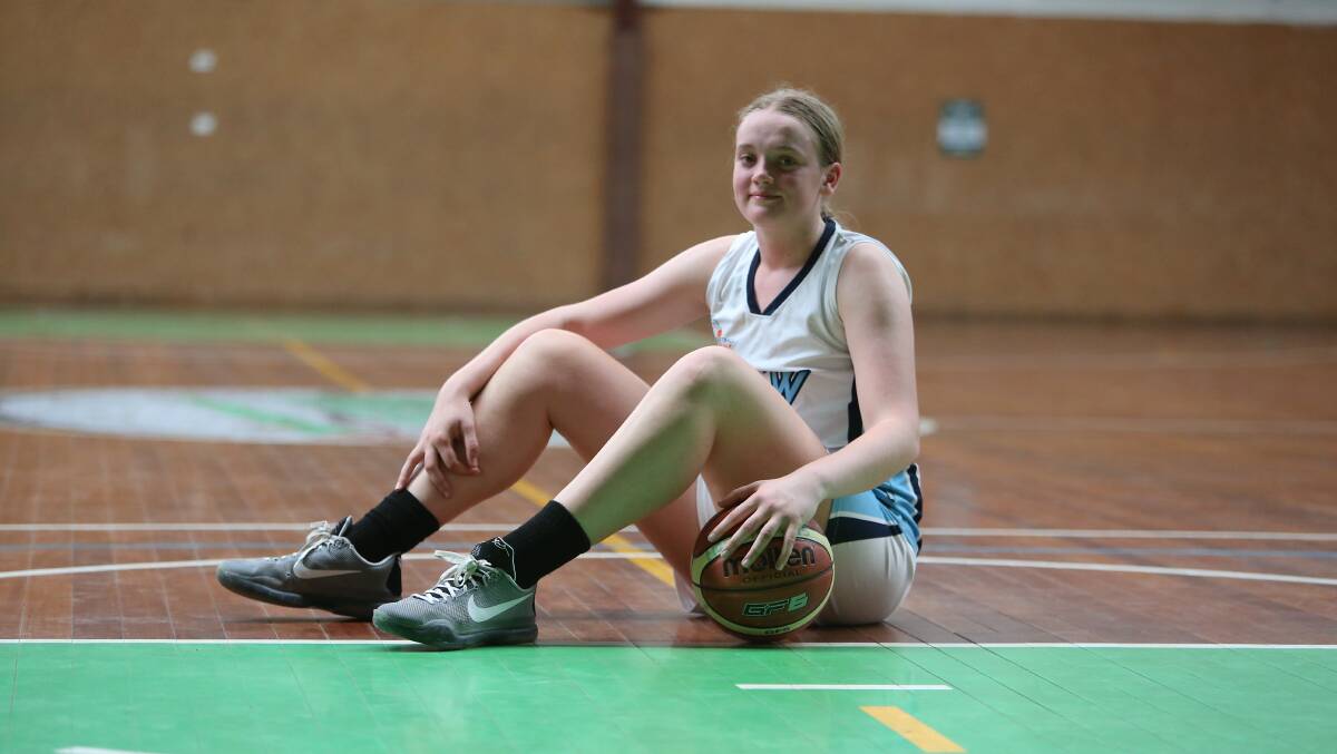 SELECTION: Phoebe Johnson has made the NSW under 18s women’s basketball team. Johnson said the selection came as a surprise to her. Photo: File/Daniel Bennett