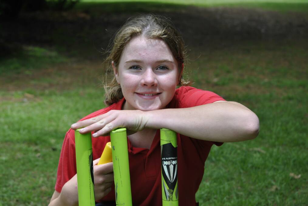 BOWLING THEM OVER: A highlight for the Hilary Swan was taking 3/14 while bowling against North West at the NSW PSSA Primary Girls Cricket Championships in Maitland recently. Photo: Emily Bennett