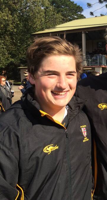 RECOGNISED: Moran was selected as the Berrima District Sports Awards Junior Monthly winner. Moran has had a busy month of rugby union. Photo: File
