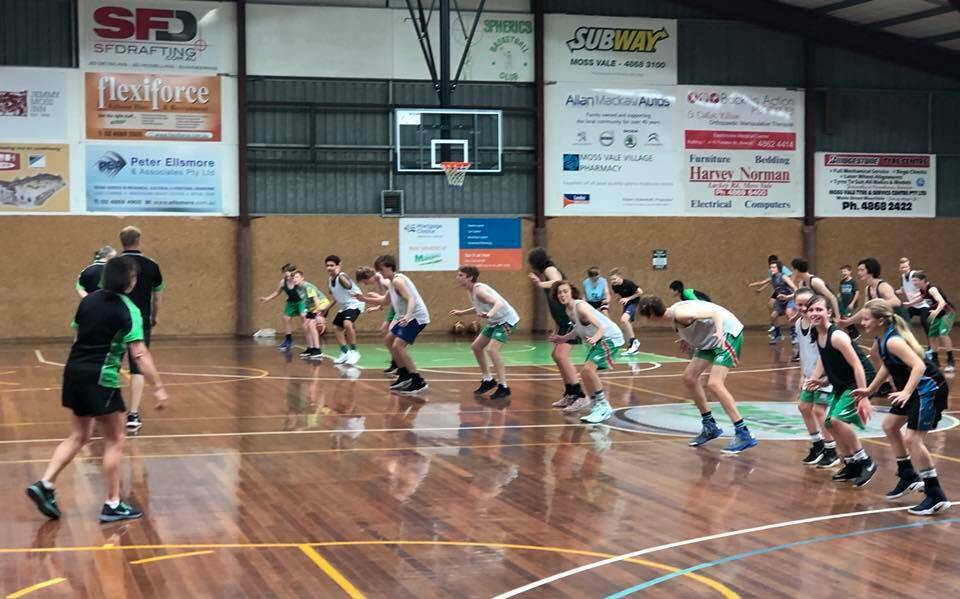 CRAWL BEFORE YOU WALK: The skills clinic covered dribbling, passing, shooting and defence. Photo: Contributed