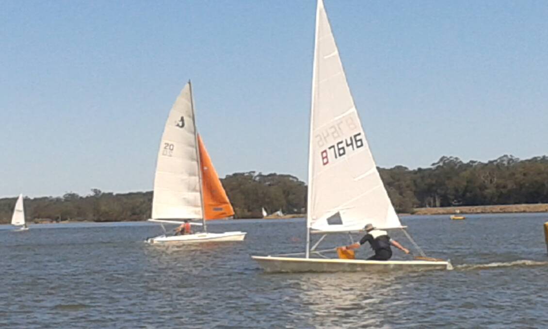 SAIL AWAY: Good weather conditions greeted the Southern Highlands Sailing Club for rounds one and two of the spring point score series. Photo: Contributed