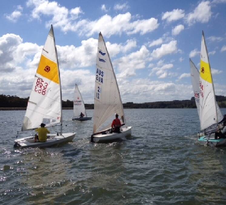 Highlands set sail at Fitzroy Falls as a part of the weekly Southern Highlands Sailing Club meet. Photo: Contributed