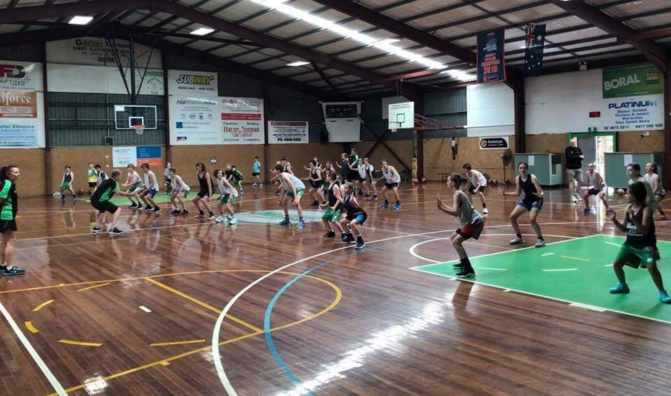 IN ACTION: Moss Vale Magic representative basketball players brushed up on their skills at a clinic on November 19. Photo: Contributed