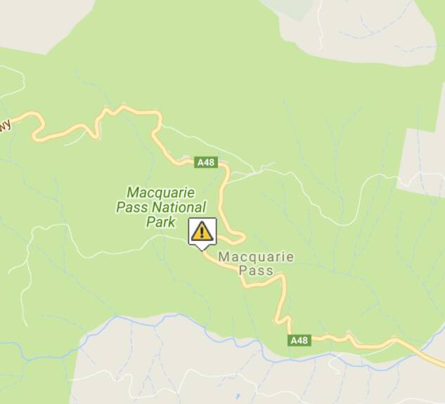 Delays on Macquarie Pass after crash
