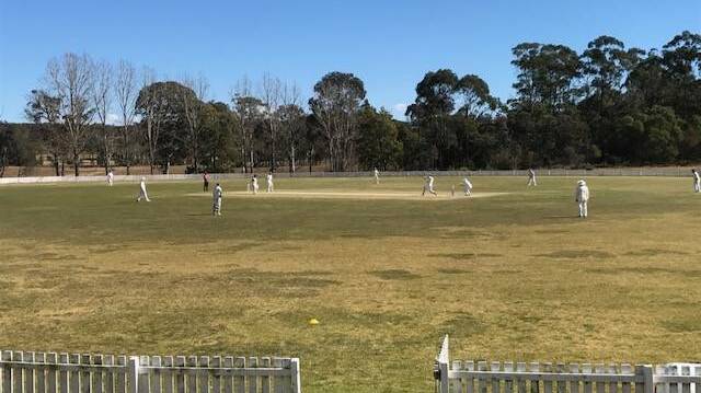 GOOD EFFORT: Highlands Veterans finally broke through for a win, 8 for 160 against 4 for 158 against Sydney’s Port Jackson. Photo: Contributed