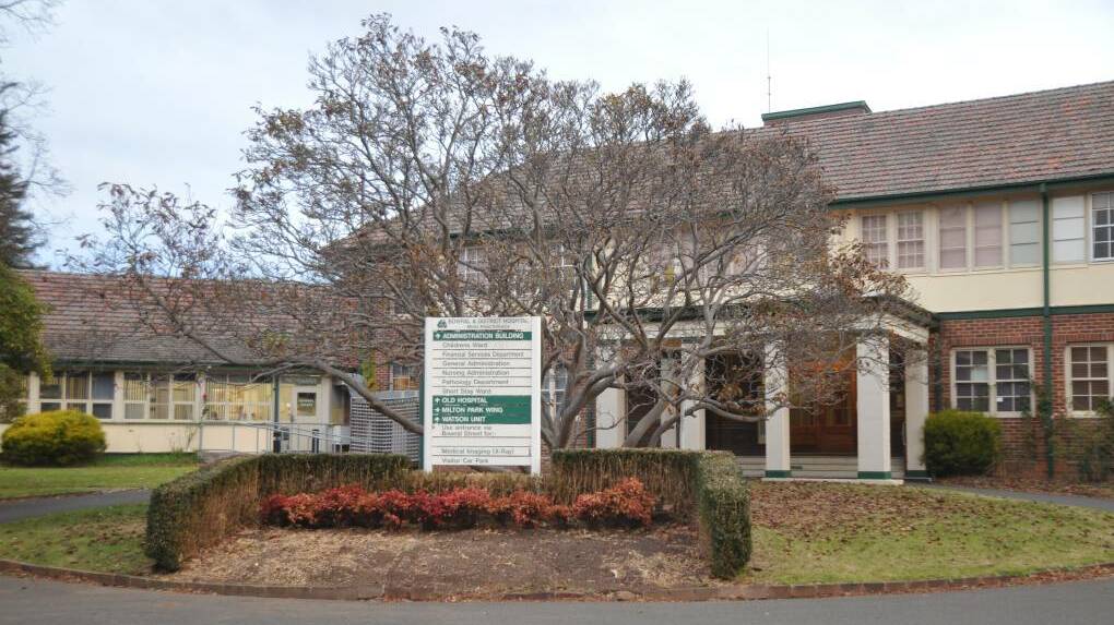 Bowral and District Hospital. Photo: SHN