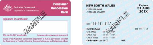 Pensioner cards to be restored