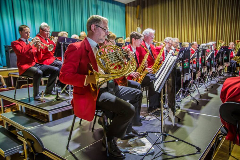 Music from the heart: Southern Highlands Concert Band members performing at a recent concert. Photo: Chris Donaldson