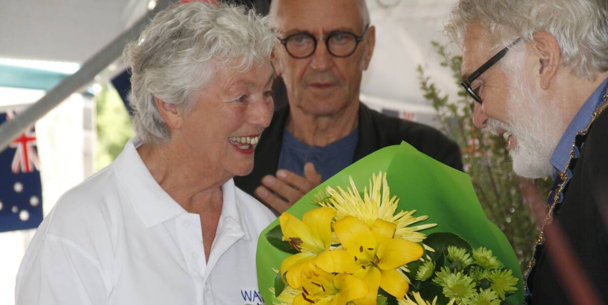 Deserving: Sutton Forest's Kathy Roche was selected as Wingecarribee Shire's Citizen of the Year at the 2016 Australia Day ceremony for her volunteer and community work. Photo: Victoria Lee