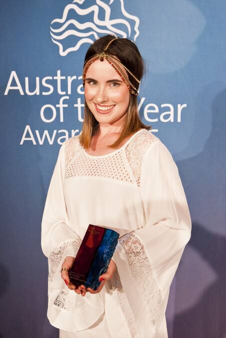 Genevieve Clay-Smith, CEO of Bus Stop Films, was the 2016 NSW YOung Achiever in the Fashion and Arts category. She previously was named 2015 NSW Young Australian of the Year. Photo: FDC