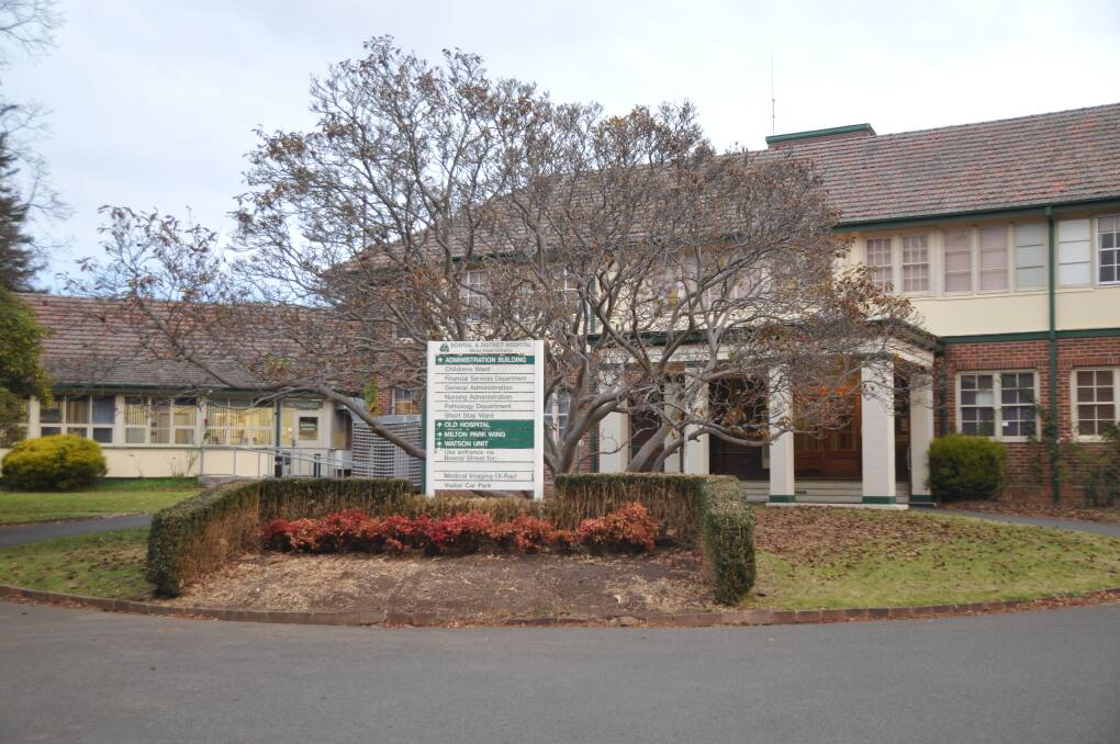 Bowral and District Hospital. Photo: SHN