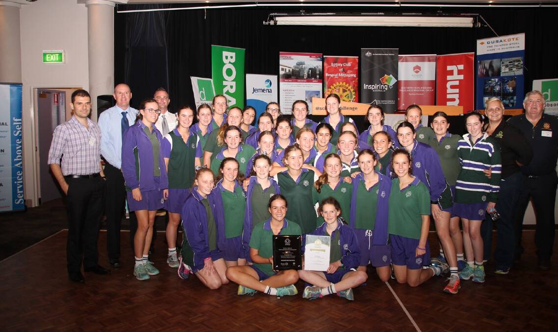 All Year 10 Frensham participants at the Science and Engineering Challenge 2017, held at Mittagong RSL. Photo: supplied