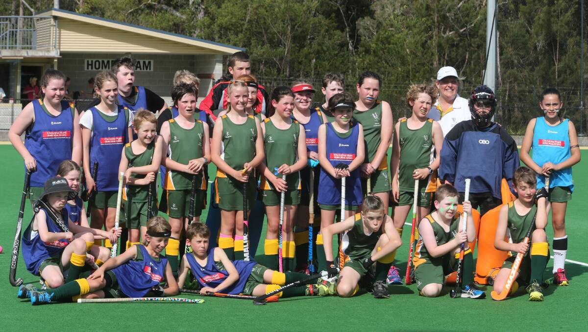 The Shoalhaven juniors who put on an exhibition match on grand final day.