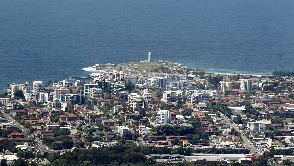 View of Wollongong from the Mount Keira. Picture: Sylvia Liber