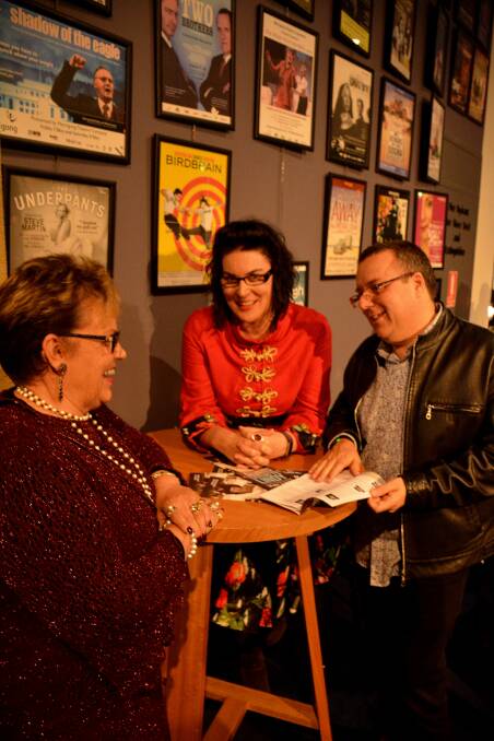 BEFORE THE SHOW: Lindy Chamberlain-Creighton, playwright Alana Valentine and Merrigong Theatre director Simon Hinton. Picture: Desiree Savage