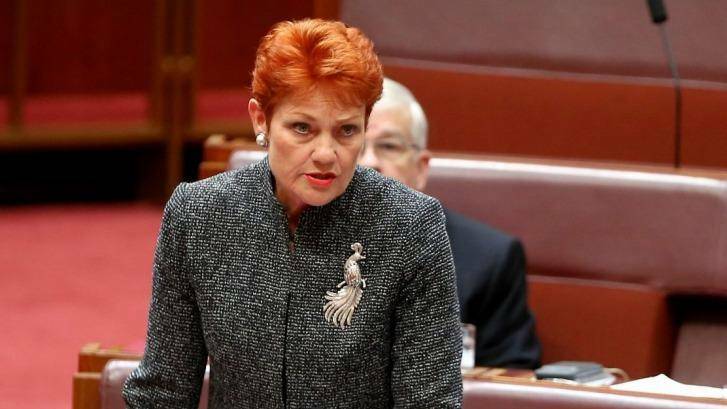 Pauline Hanson says One Nation is surging because she has been 'listening to people for a long time'. Photo: Alex Ellinghausen