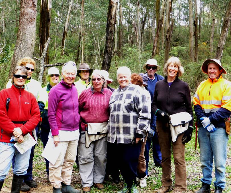 Digging in: Bundanoon's newly formed Bushcare group will focus its efforts on Leaver Park. Photo: supplied.