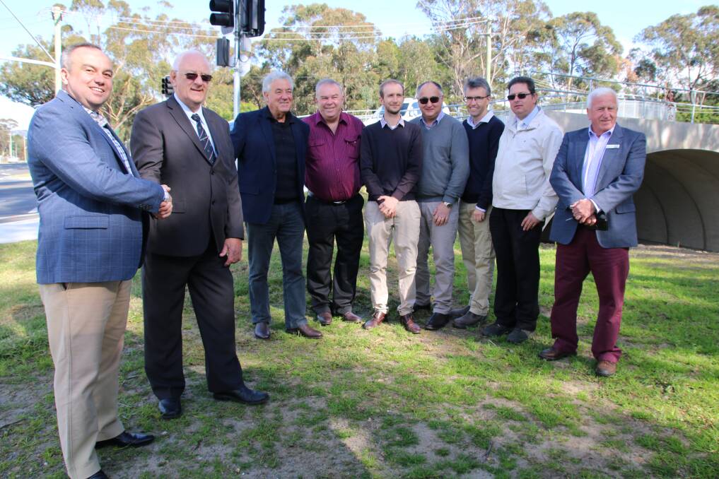 A bridge for the future: Wollondilly MP Jai Rowell and mayor Ken Halstead agreed the design of the now officially-opened Willow Vale bridge would see it last for years to come.