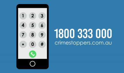 Crime Stoppers is encouraging community members to save this number and help report crime. Photo: Crime Stoppers.