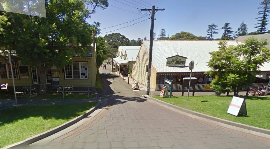 The hold-up occurred in secluded Collins Lane. Picture: Google Maps.