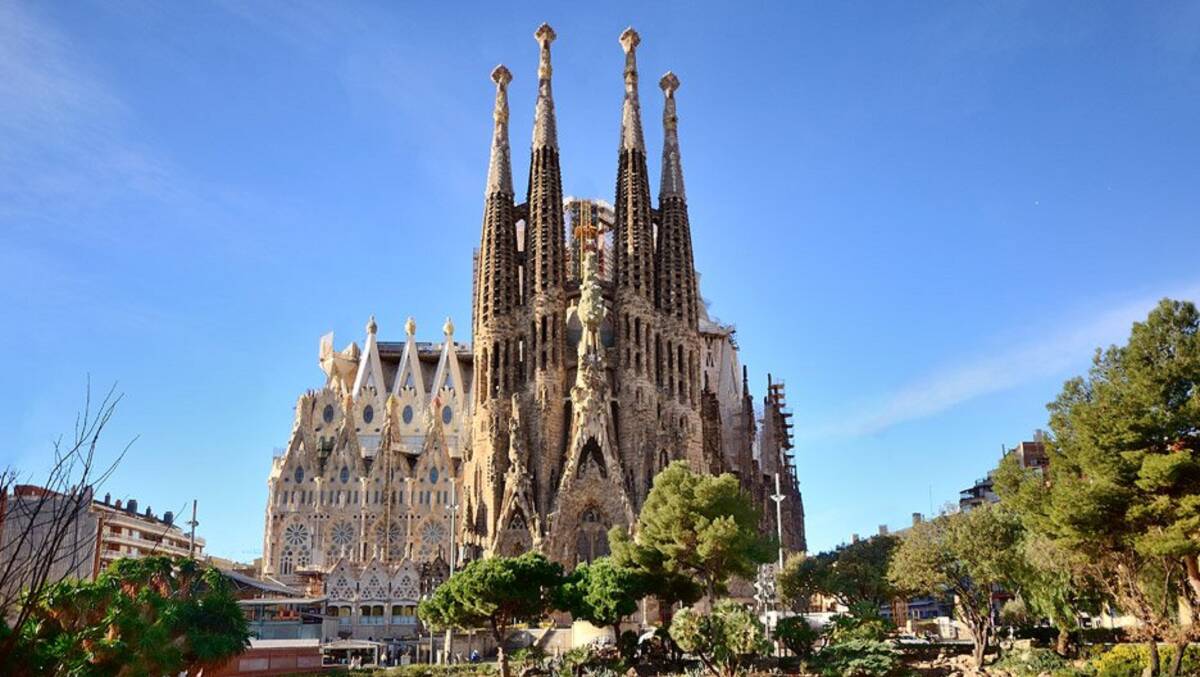 LABOUR OF LOVE: Still under construction 135 years on, and with nine still to go before it is officially completed, Barcelona’s basilica of La Sagrada Familia. Photo: supplied.