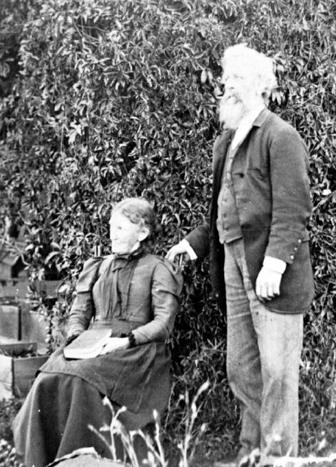 NEXT GENERATION: Maria and Charles Waite, c1900. He was the family’s first local-born child in 1821. Photo: BDH&FHS