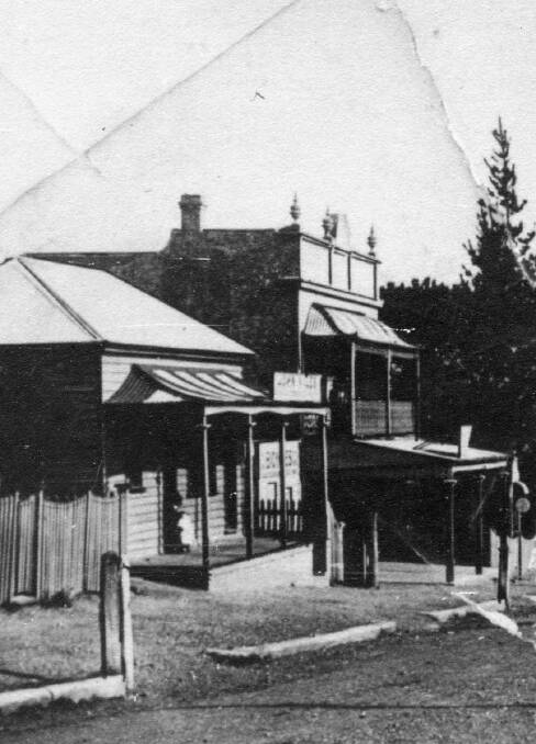 TEMPORARY: This Argyle Street premises (left) was the Moss Vale police station from 1914 to 1923. Photos: BDH&FHS.