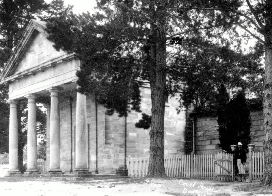 EARLY HQ: From 1839 Berrima Court House was the district’s judicial centre; this photo c1890.