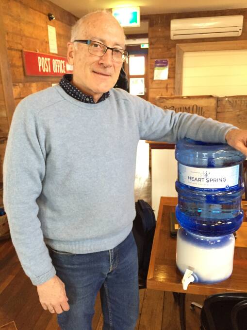 WATER MAN: Chris Cloran sells pristine water from his own Highlands spring, but he doesn't want it put into any old plastic cup. He has started distributing plant-based, compostable packaging that is kind to the environment.