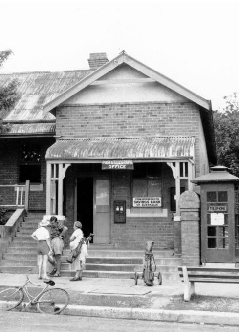 THIRD PO: Post and Telegraph Office purpose-built at Bundanoon in 1917; this photo 1945. Photo: Bundanoon History Group.