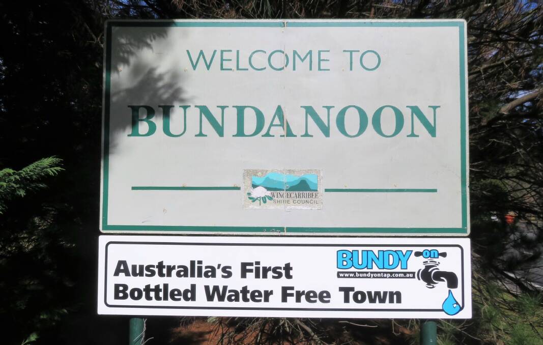 BUNDY ON TAP: It's BYO drink bottle in Bundanoon, or you could just cup your hands and drink from a tap. Photo: Geoff Goodfellow.
