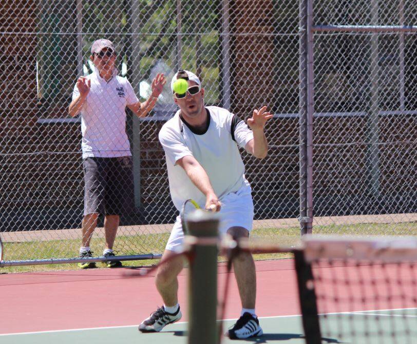 SMASH HIT: Joshua Reid loved his first paid role as a tennis coach, at the club he'd played at since he was eight. Photo: supplied.