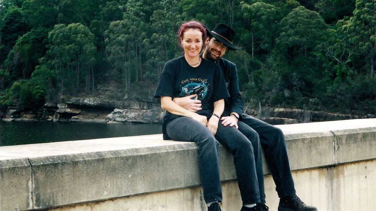 Belinda Deane with her partner Peter Conran. He started the HOPE fundraising concert as a tribute to Deane after she committed suicide in 2001.