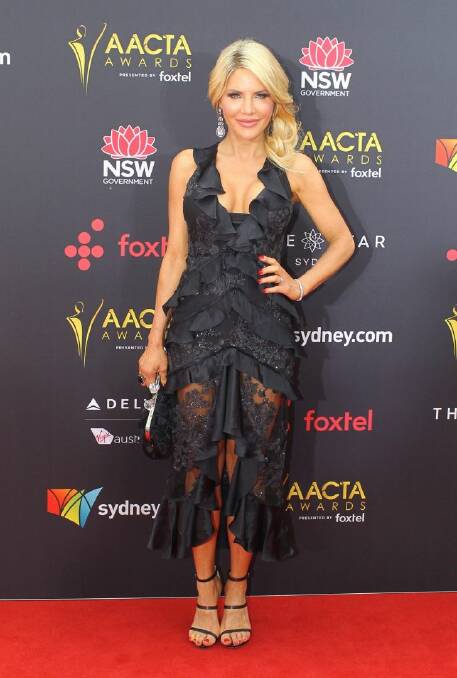Melissa Tkautz  arrives at the AACTA (Australian Academy of Cinema and Television Arts) Awards at The Star, Sydney, Wednesday, December 6, 2017. (AAP Image/Ben Rushton) NO ARCHIVING