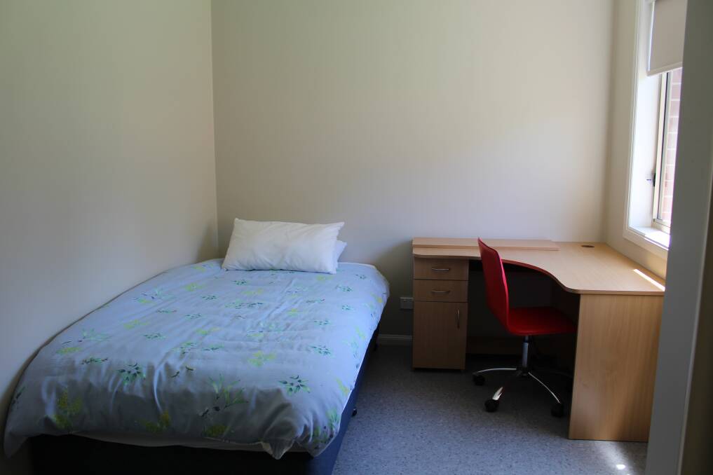 The new bedroom in the granny flat at Springett House. 	Photos supplied