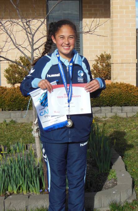 Georgie Lewis represented NSW Country at the National Youth Championships this year. Photo supplied