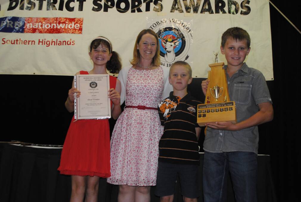 Representatives of the Moss Vale Hockey Club's under-11s, which was named junior team of the year. The Moss Vale under-11s were the only undefeated team in the entire association in 2014. 