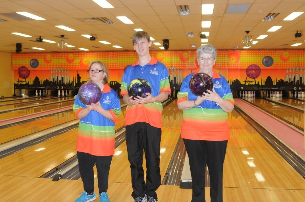 Kelsie Waters, Aidan Ellis and Cherrie Isbister are competing at the Special Olympics National Games this week. Photo by Lauren Strode