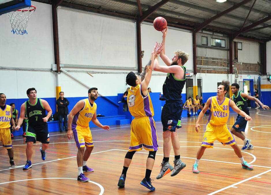 Andrew Storey hits a basket for Glebe Magic during a recent game. Photo courtesy of Noel Rowsell