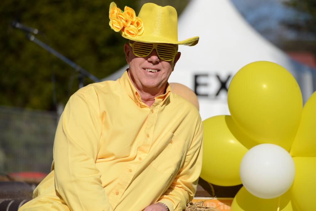 Steve Rosa got in the Tulip Time spirit at this year's festival. Photo by Roy Truscott