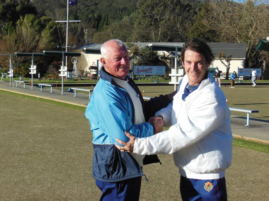 2014 Consistency Singles runner-up Brian Porter and winner Paul Sproge. 	Photo supplied