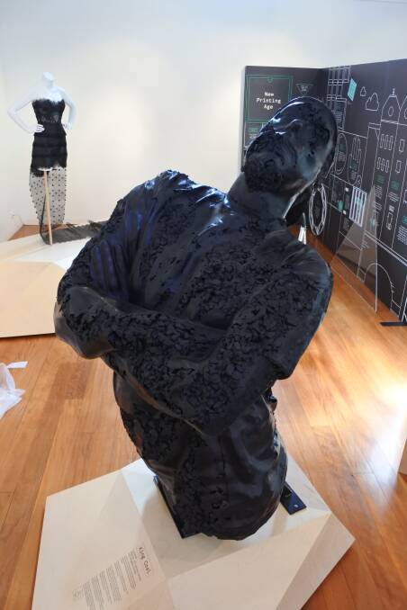 'King Coal' is on display at the Shapeshifters exhibition at Sturt. 	Photo by Claire Fenwicke