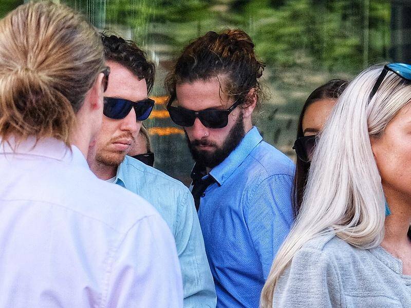 Alexander Wells (centre) has been jailed after his ute rolled, killing a teen (file).