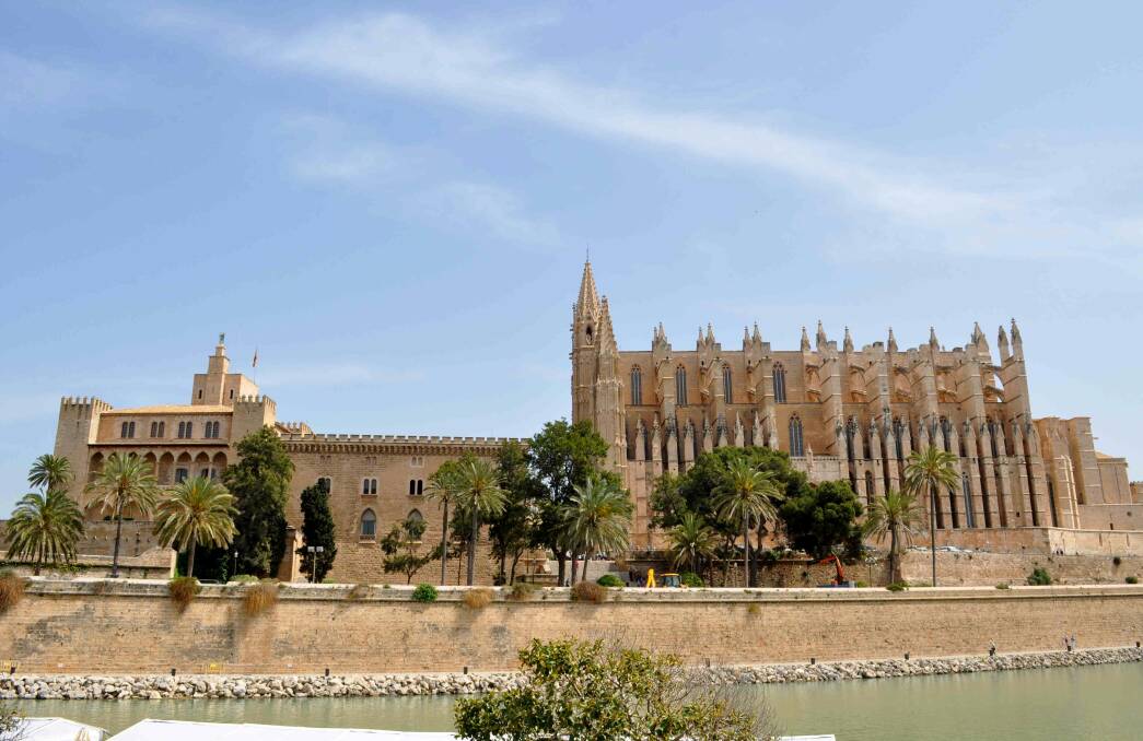 PALMA's grand Cathedral of Santa Maria has towered over the local harbour since the early 1600s. (Helen Read)