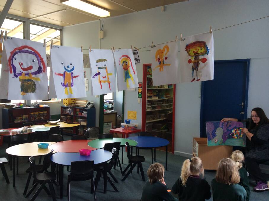 A colourful classroom for Prep students at Southern Highlands Christian School