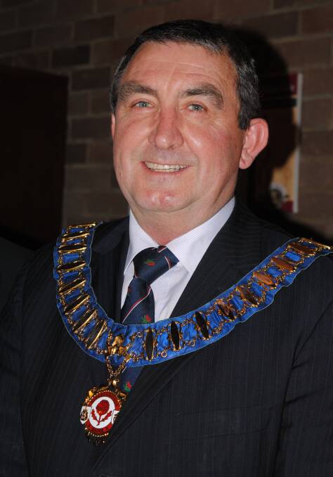 A cheer erupted in the council chambers when Councillor Duncan Gair was voted as the shire's new mayor. 
