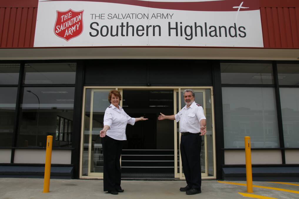 Majors Christine and Graham Longbottom from the Salvation Army are excited to open the doors of the new building on November 21. 	Photo by Victoria Lee