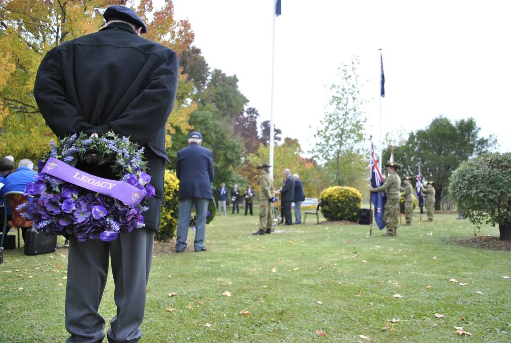 Anzac Day in 2013 at Sutton Forest. 	Photo by Eliza Winkler